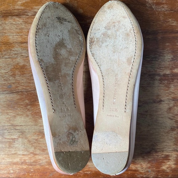 Bottega Veneta flamingo satin ayers ballerina flat Size 39.5 - Picture 10 of 16